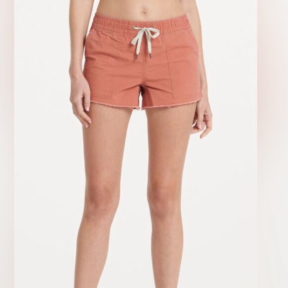 Vuori NWT Women's Vintage Ripstop Shorts with Raw Hemline in Cinnamon Size XL - Picture 1 of 11